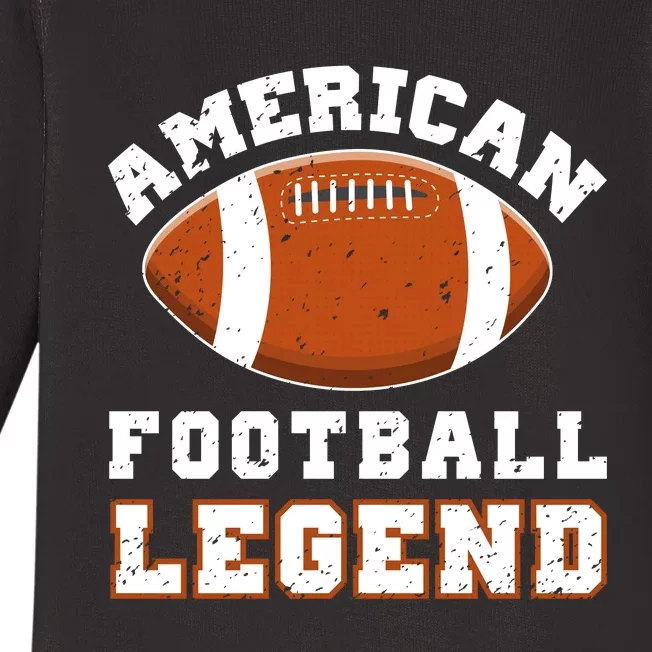 American Football Legend Graphic Baby Long Sleeve Bodysuit