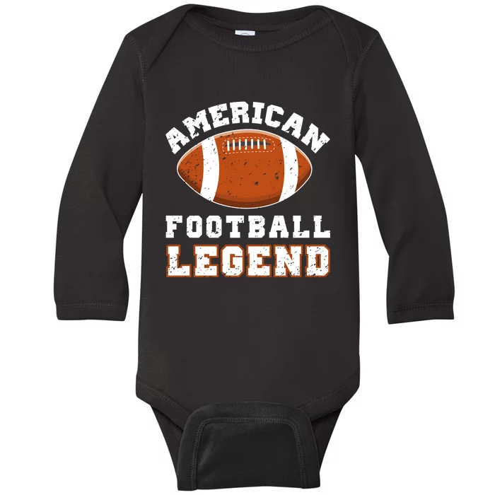 American Football Legend Graphic Baby Long Sleeve Bodysuit