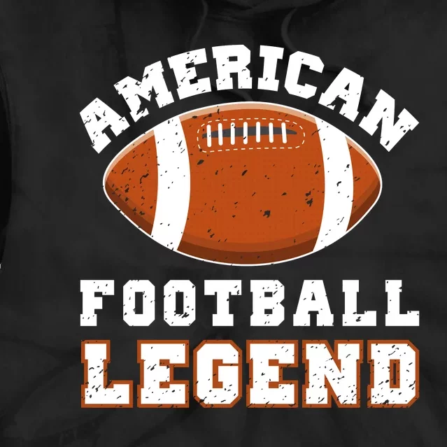 American Football Legend Graphic Tie Dye Hoodie