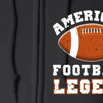 American Football Legend Graphic Full Zip Hoodie