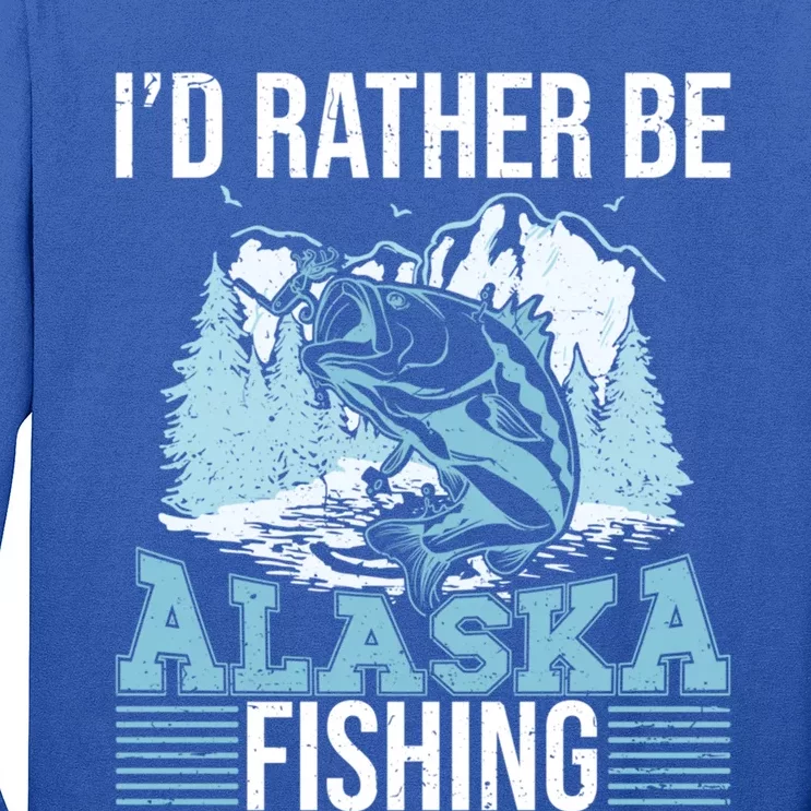 Alaska Fishing Lovers Alaskan Salmon Fish Gift Long Sleeve Shirt