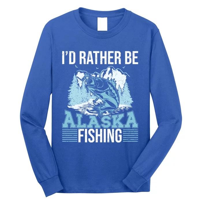 Alaska Fishing Lovers Alaskan Salmon Fish Gift Long Sleeve Shirt