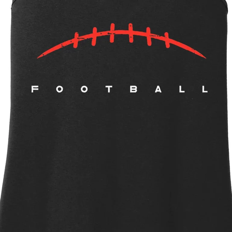 American Football Lines Cool Sports Ladies Essential Tank