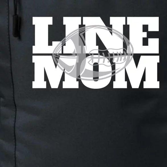 American Football Line Mom Player Support Gift Daily Commute Backpack