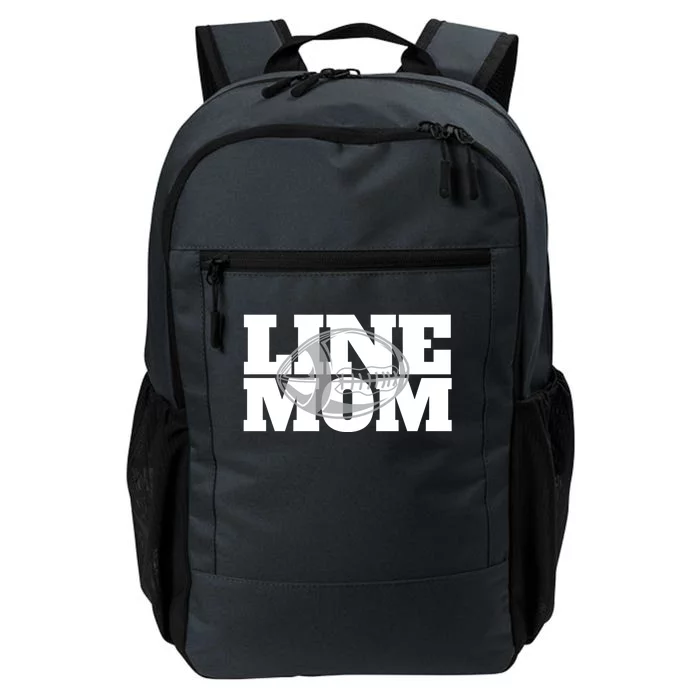 American Football Line Mom Player Support Gift Daily Commute Backpack