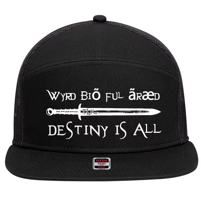 Arseling For Life Destiny Is All 7 Panel Mesh Trucker Snapback Hat