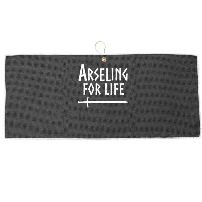 Arseling For Life Large Microfiber Waffle Golf Towel