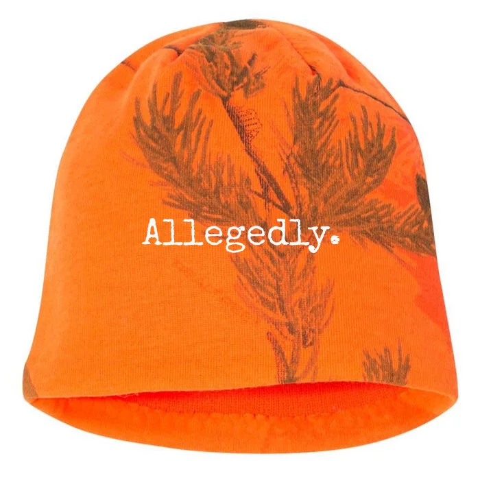 Allegedly Funny Lawyer Gift Funny Lawyer Kati - Camo Knit Beanie