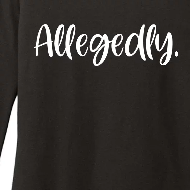 Allegedly Funny Lawyer Womens CVC Long Sleeve Shirt