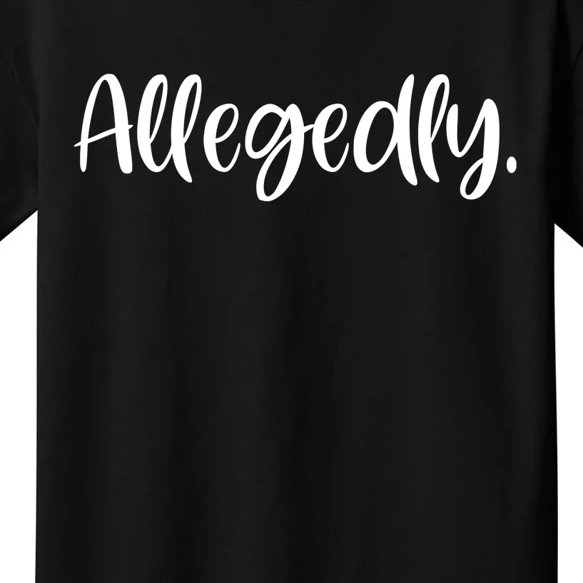 Allegedly Funny Lawyer Kids T-Shirt