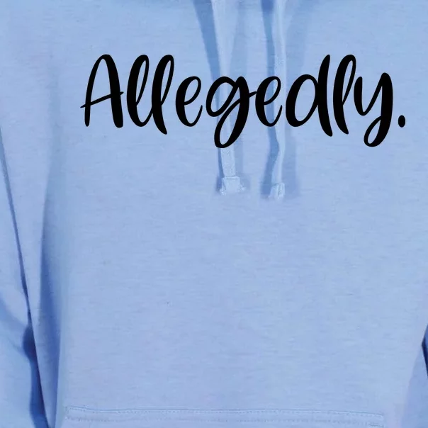 Allegedly Funny Lawyer Unisex Surf Hoodie