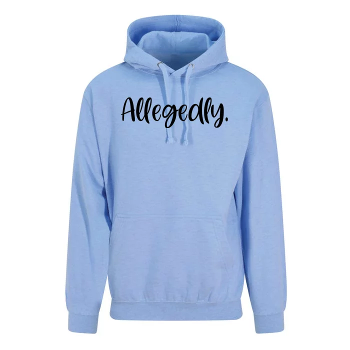 Allegedly Funny Lawyer Unisex Surf Hoodie