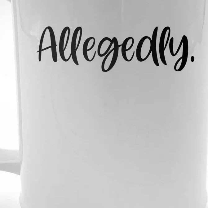 Allegedly Funny Lawyer Front & Back Beer Stein