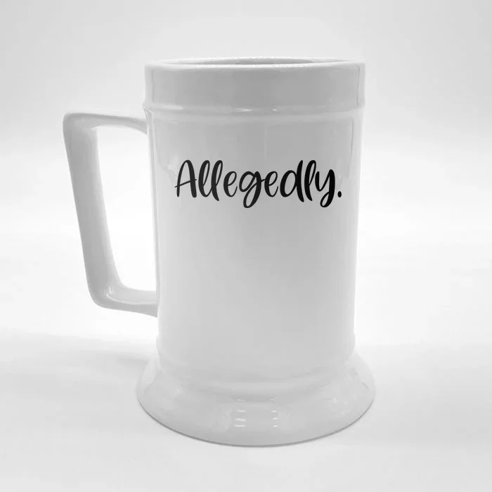 Allegedly Funny Lawyer Front & Back Beer Stein