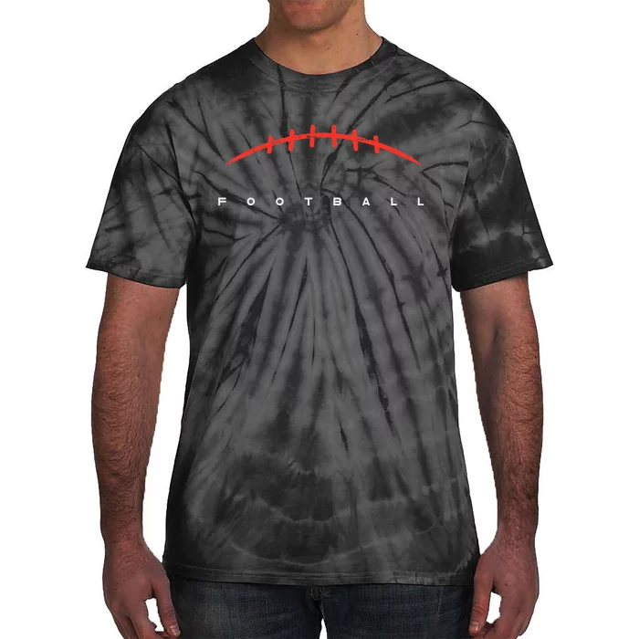 American Football Lines Cool Sports Player Tie-Dye T-Shirt