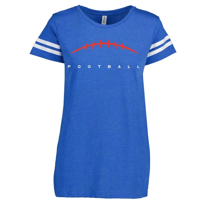 American Football Lines Cool Sports Player Enza Ladies Jersey Football T-Shirt