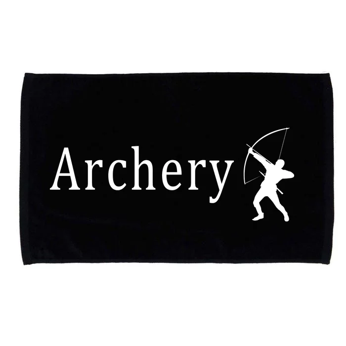 Archery Funny Logo Microfiber Hand Towel