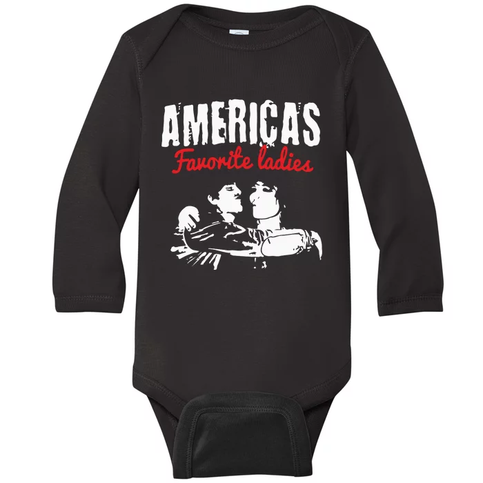 Americas Favorite Ladies Baby Long Sleeve Bodysuit