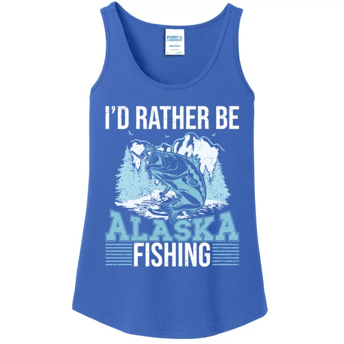 Alaska Fishing Lovers Alaskan Salmon Fish Gift Ladies Essential Tank