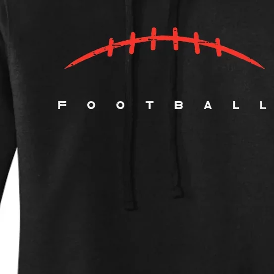 American Football Lines Cool Sports Player Women's Pullover Hoodie