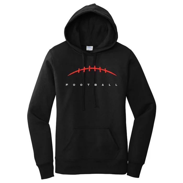 American Football Lines Cool Sports Player Women's Pullover Hoodie