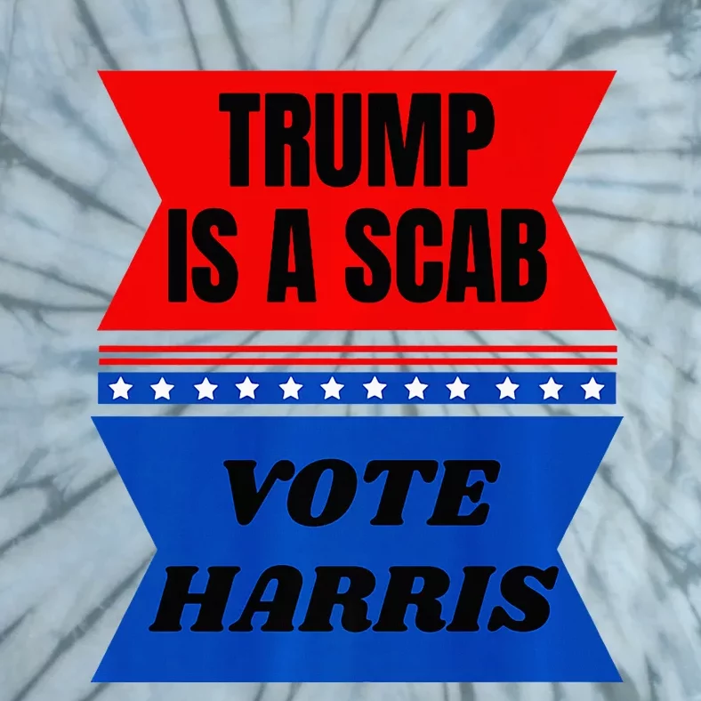 Antitrump Fun Laundry Detergent Vote Harris 2024 Election Tie-Dye T-Shirt