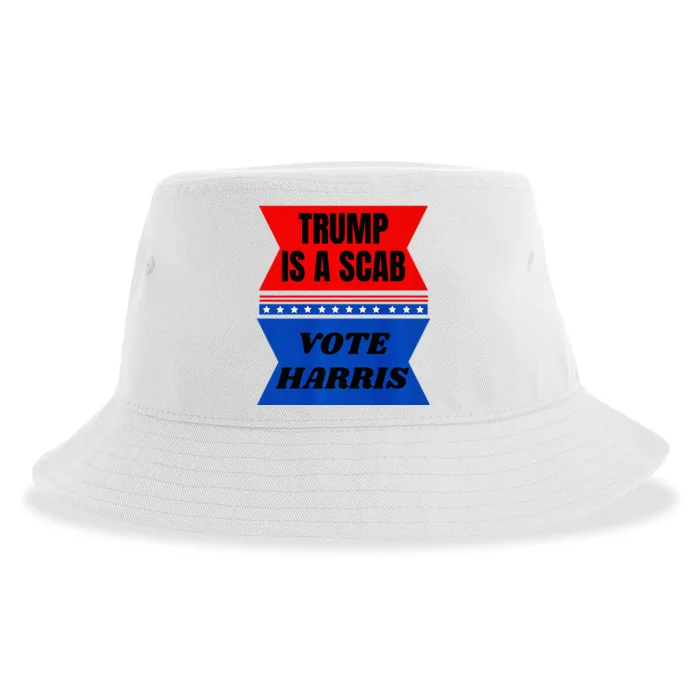 Antitrump Fun Laundry Detergent Vote Harris 2024 Election Sustainable Bucket Hat