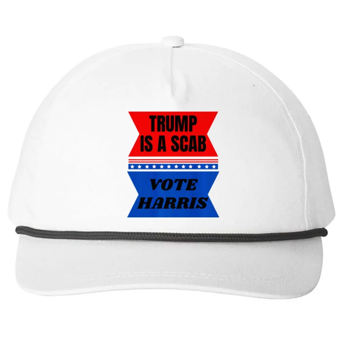 Antitrump Fun Laundry Detergent Vote Harris 2024 Election Snapback Five-Panel Rope Hat