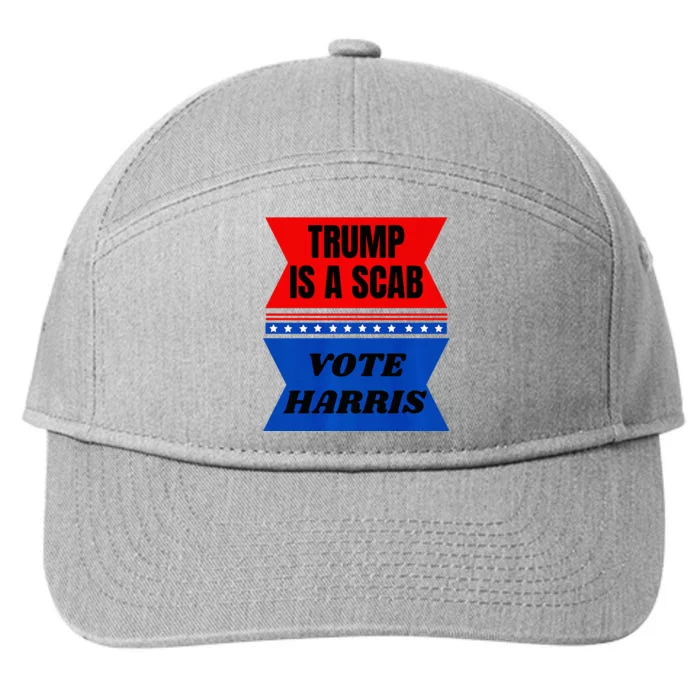 Antitrump Fun Laundry Detergent Vote Harris 2024 7-Panel Snapback Hat