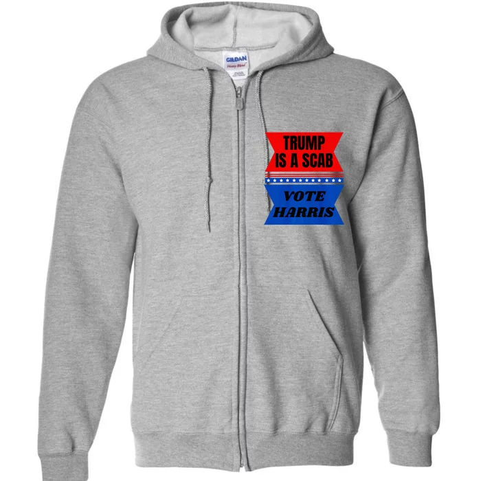 Antitrump Fun Laundry Detergent Vote Harris 2024 Full Zip Hoodie