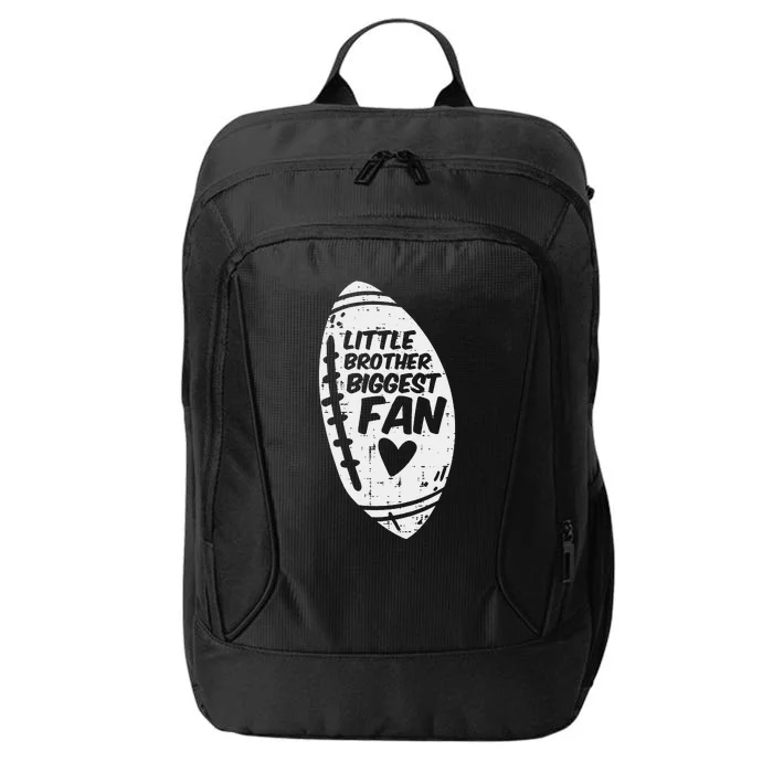 American Football Little Brother Biggest Fan Family City Backpack