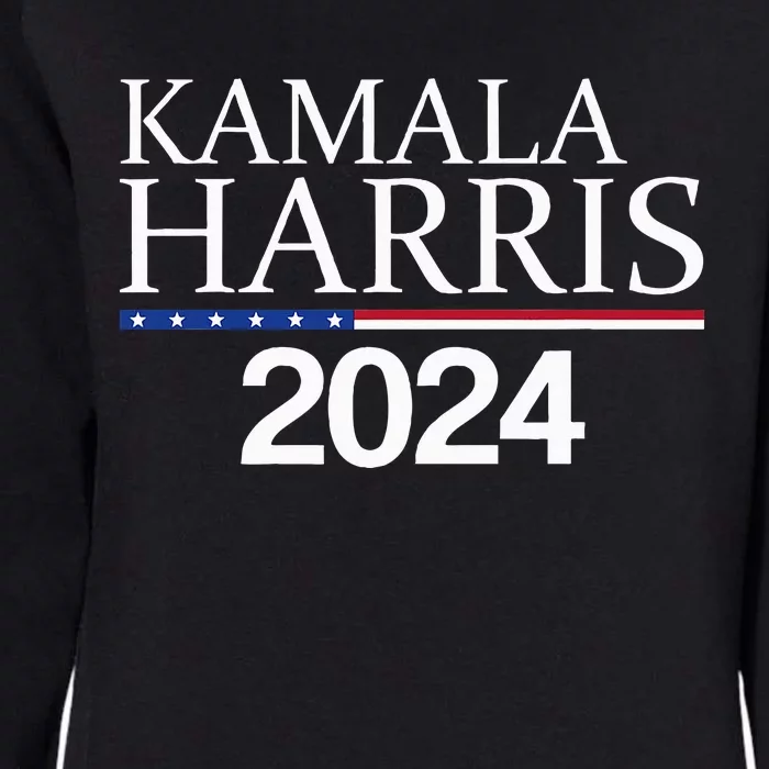 American Flag Logo Kamala Harris 2024 Womens California Wash Sweatshirt