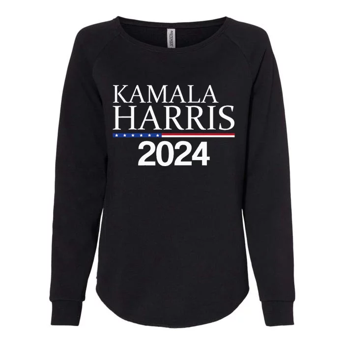 American Flag Logo Kamala Harris 2024 Womens California Wash Sweatshirt