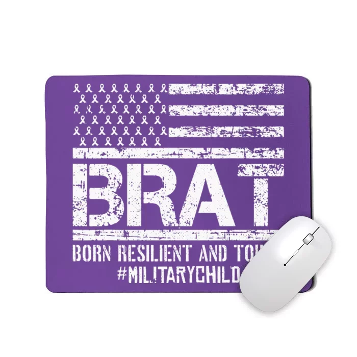 American Flag Month Of The Military Child Army Soldier Mousepad