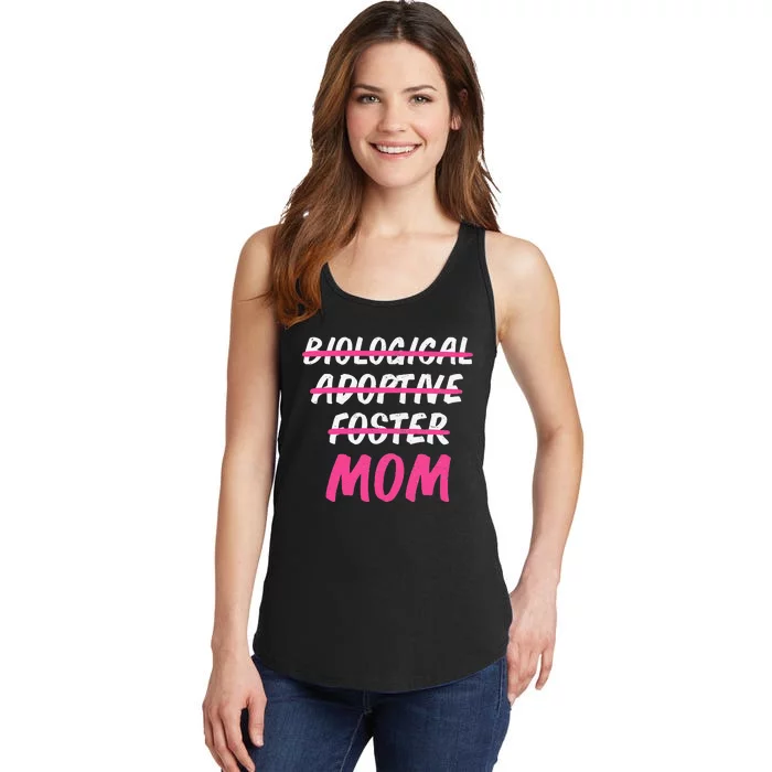 Adoptive Foster Mom Mothers Day Foster Mom Ladies Essential Tank