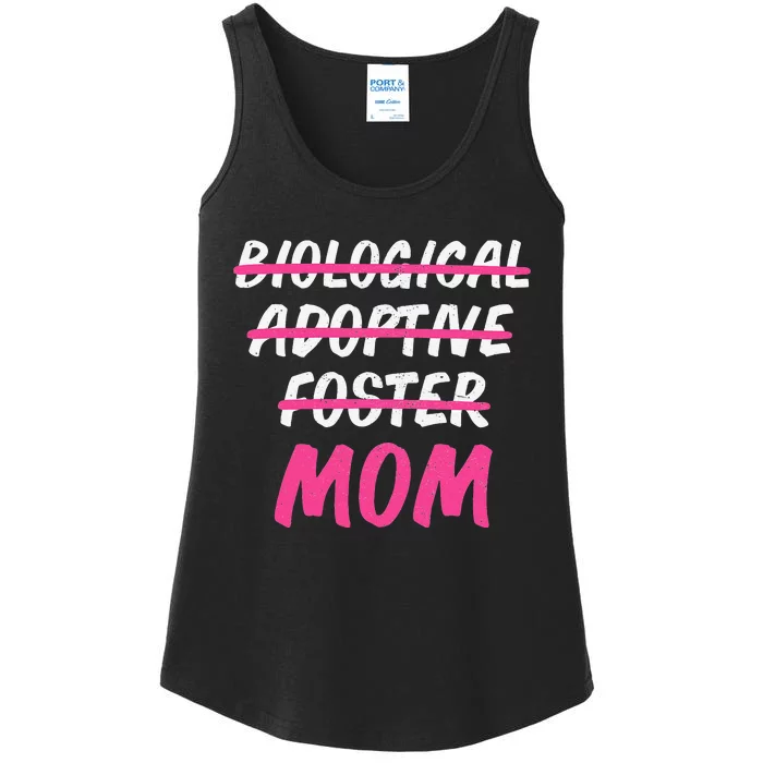 Adoptive Foster Mom Mothers Day Foster Mom Ladies Essential Tank