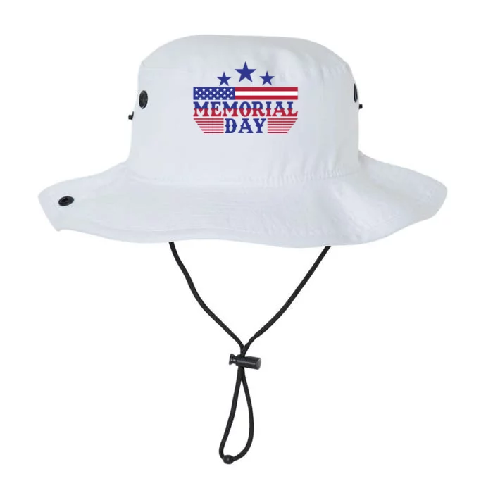 American Flag Memorial Day Gift Legacy Cool Fit Booney Bucket Hat