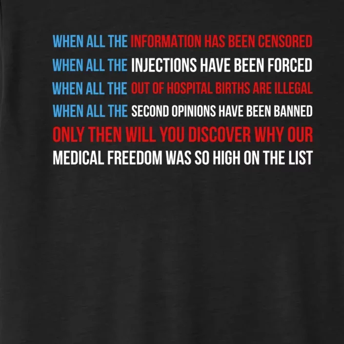 American Flag Medical Freedom No Vaccine Mandates Anticool Giftvax Meaningful Gi ChromaSoft Performance T-Shirt