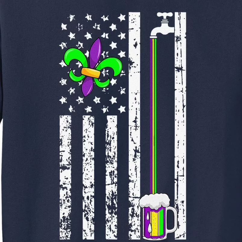 American Flag Mardi Gras Carnival Parade Masquerade Party Sweatshirt