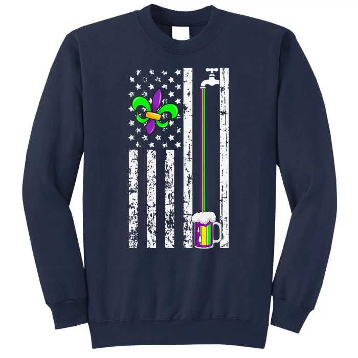 American Flag Mardi Gras Carnival Parade Masquerade Party Sweatshirt