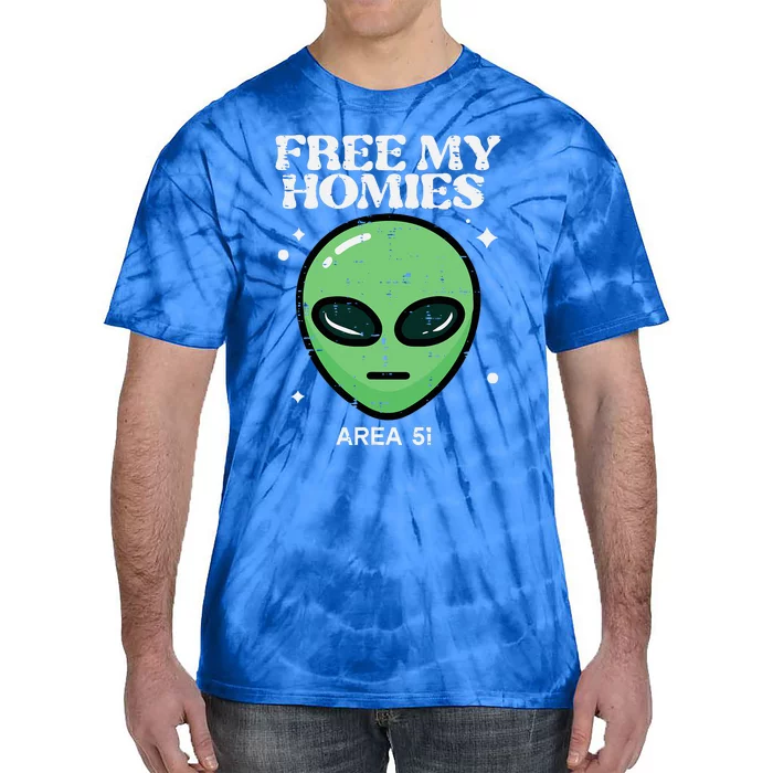 Alien Free My Homies Area 51 Tie-Dye T-Shirt