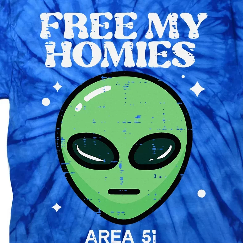 Alien Free My Homies Area 51 Tie-Dye T-Shirt