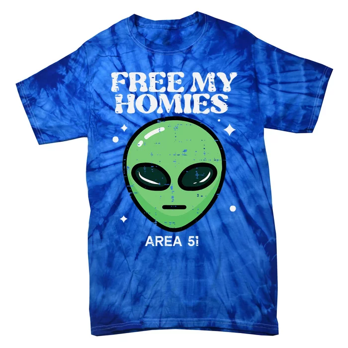 Alien Free My Homies Area 51 Tie-Dye T-Shirt