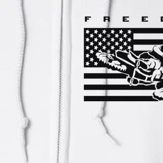 American Flag Motocross Apparel Motocross Dirt Bike Full Zip Hoodie