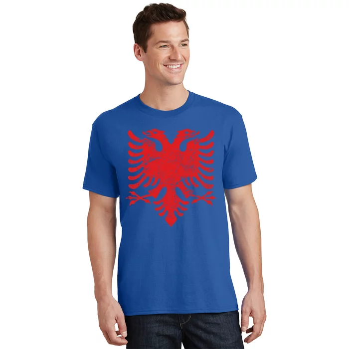 Albanian Flag Meaningful Gift Red Eagle Albania Cool Gift Cool Gift T-Shirt