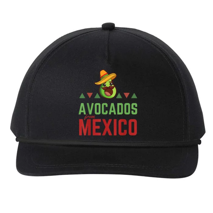 Avocados from Mexico - Mexican Day flag - Avocado Costume Snapback Five-Panel Rope Hat