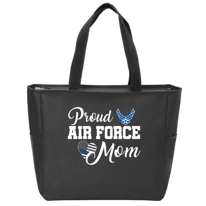 Air Force Mom Zip Tote Bag