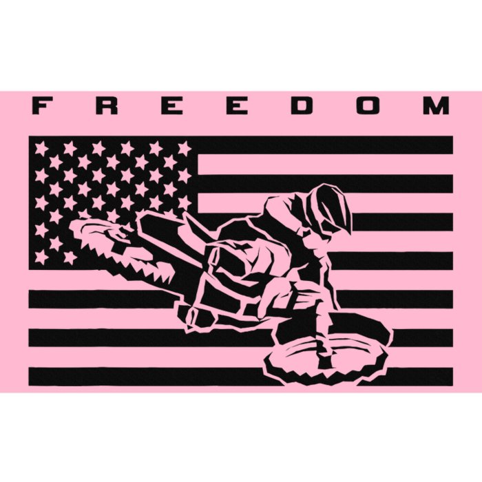 American Flag Motocross Apparel Motocross Dirt Bike Bumper Sticker