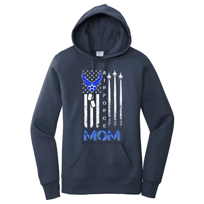 Air Force Mom, USAF Mom Tee, Women's Day Gift Veteran Women's Pullover Hoodie