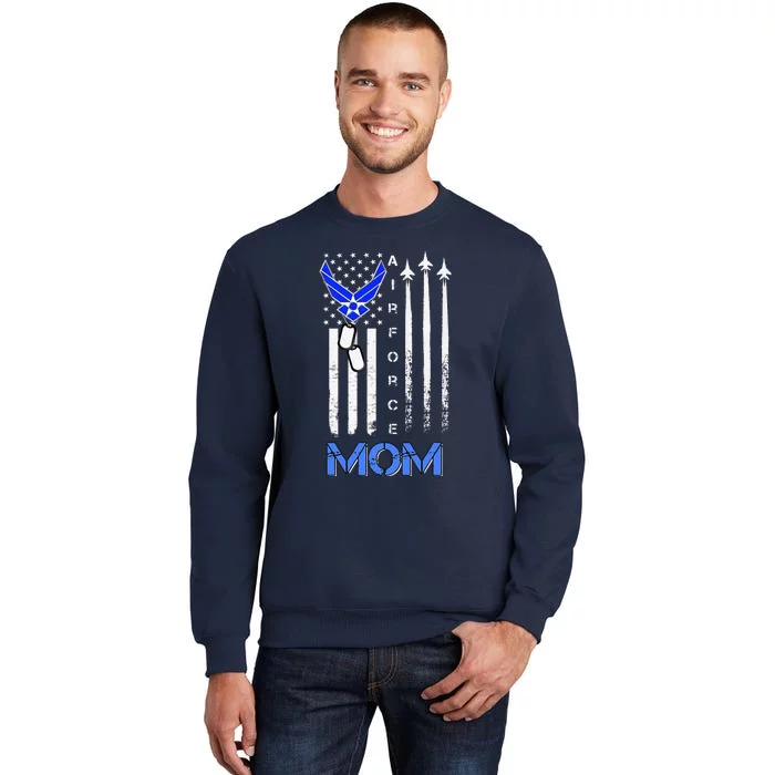 Air Force Mom, USAF Mom Tee, Women's Day Gift Veteran Tall Sweatshirt